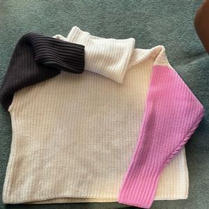 LAST CALL ARITZIA Wilfred Free oversized colourblock sweater